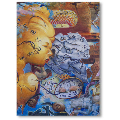"Clocks" Blanket - Constantino Artwork inspired by the artistry of Anton Brzezinski